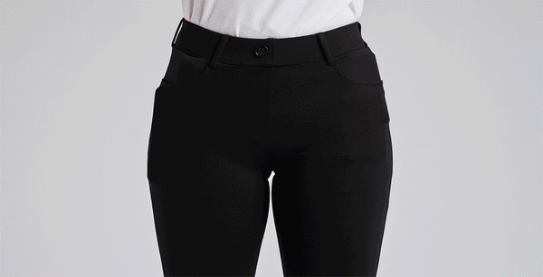 Betabrand, Pants & Jumpsuits, Betabrand Dress Pant Yoga Pants Pull On  Pants Black Size Medium